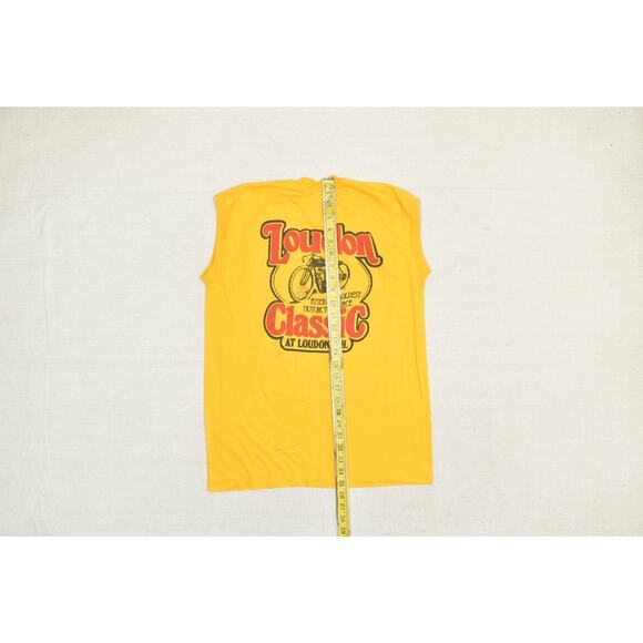 Vintage 1984 Loudon Classic Motorcycle Racing T-Shirt Regular Size L - Picture 6 of 8